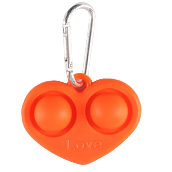 Hjärta Fidget Toy Pop It Simple Dimple Grön