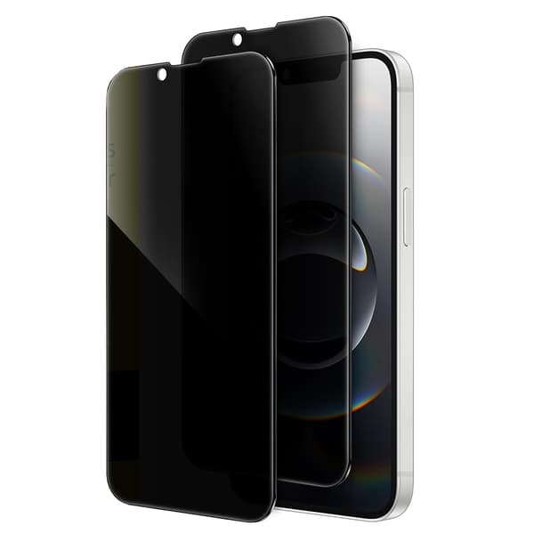 iPhone 16E  2-pack sekretesskydd med perfekt passform Svart