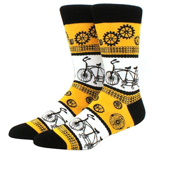 7-Pack Bekv�ma F�rgglada Strumpor UNISEX Flerfärgad