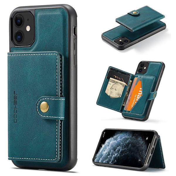 iPhone 11 - Skal med Kortfack Svart