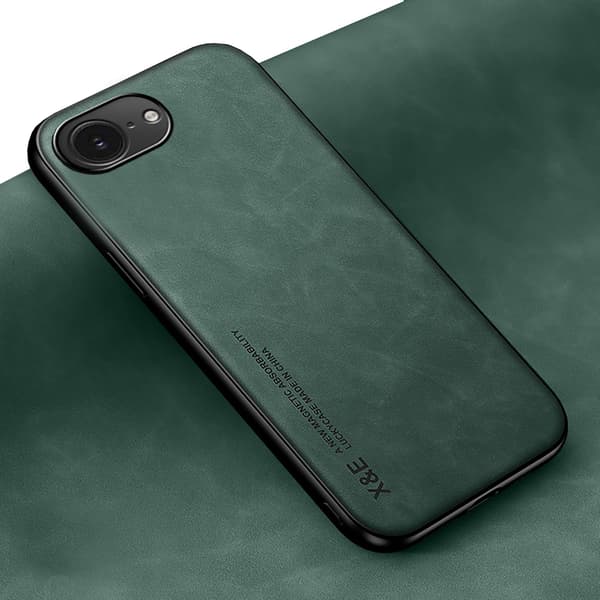 iPhone 16E Slitstarkt Mockaskal Grå