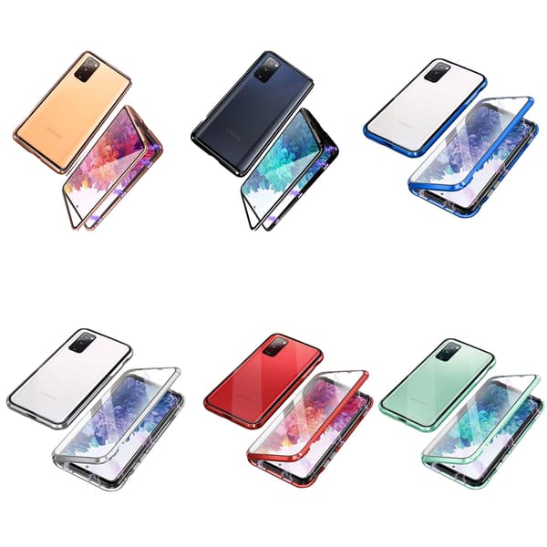Samsung Galaxy S20 FE - Dobbelt Magnetisk Skal Blå