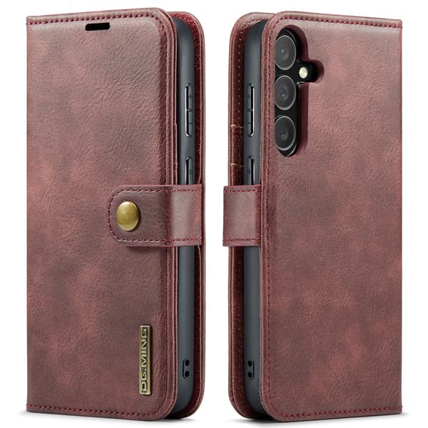 Samsung Galaxy S24 - 2-i-1 Plånboksfodral i Premium Läder Blå
