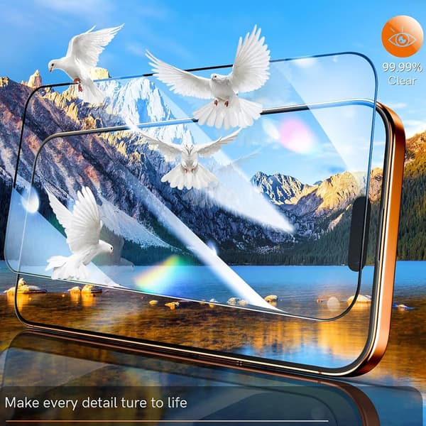 iPhone 17 2-Pack 2.5D Glas  Diskret & Effektivt Skydd Transparent