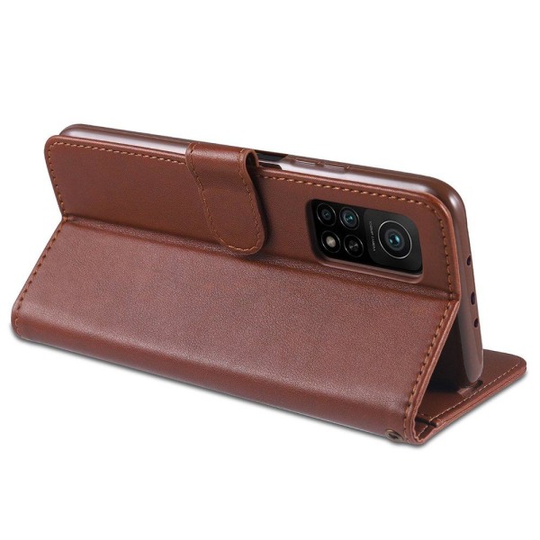 Xiaomi Mi 10T Pro - Plånboksfodral (AZNS) Brun