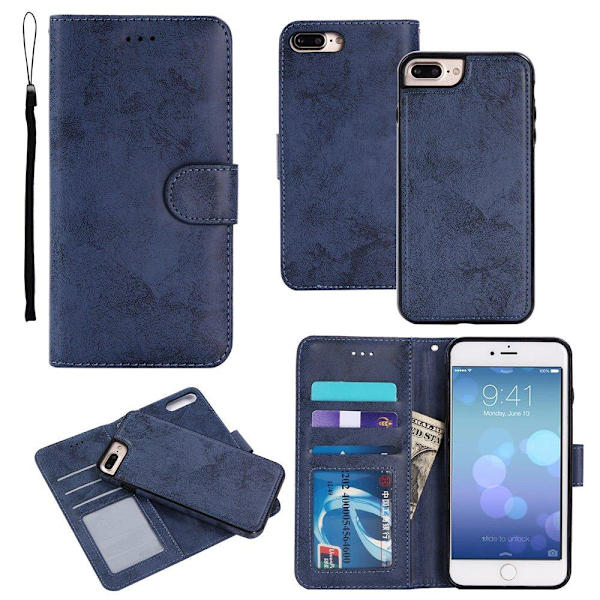 Smart Cover med Dobbeltfunktion til iPhone 7 Plus Rosa