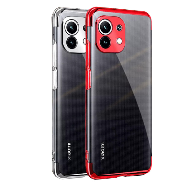 Xiaomi Mi 11 Lite - Stötdämpande Silikonskal Blå
