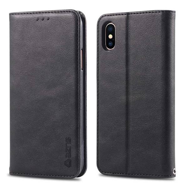 iPhone XS Max - Smart Praktiskt Plånboksfodral Brun Brun