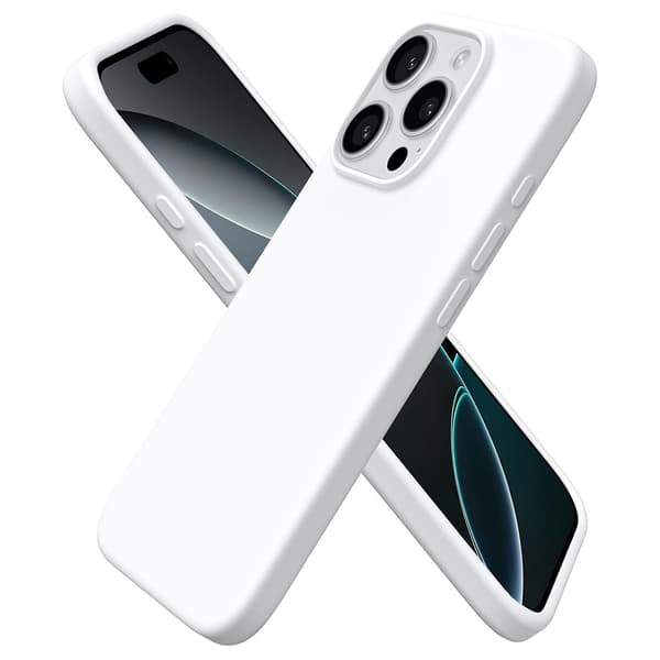 iPhone 16 Pro Max - Elegant & Stöttåligt Silikonskal Rosa