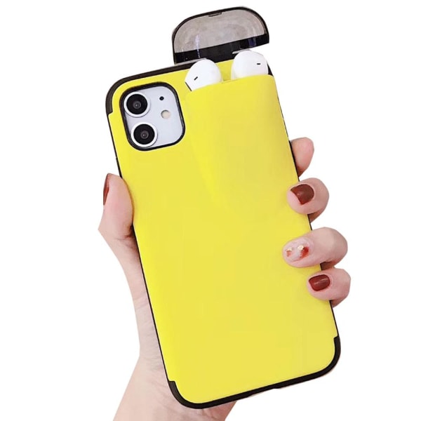 iPhone 11 Pro - Praktisk beskyttelsescover (HEAVY DUTY) 2-1 Yellow Gul