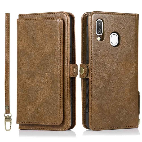Samsung Galaxy A40 - Pung etui Dobbelt funktion Svart