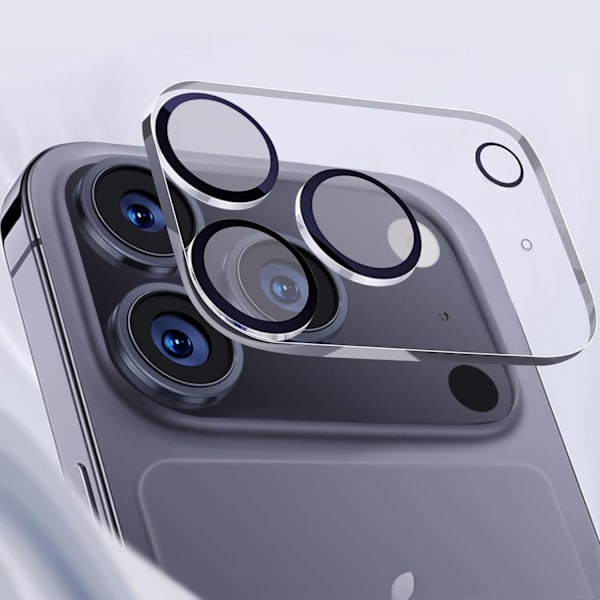 iPhone 17 Pro Max Skyddslins 3-pack  Transparent & Smidigt