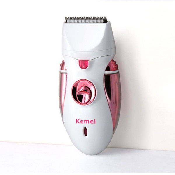 Multifunktionell 4 in 1 Epilator Rakapparat Kemei KM-2530 Lila