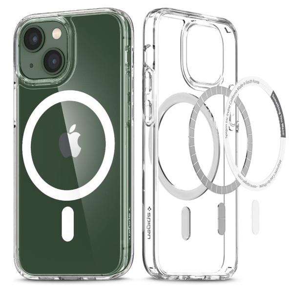 Magnetisk beskyttelsescover med trådløs opladning til iPhone 13 mini Transparent