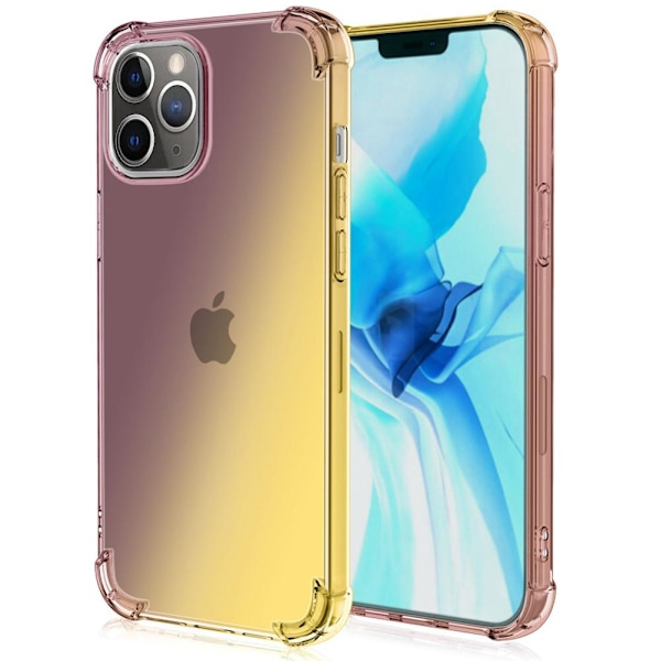iPhone 13 Pro Max - Silikonskal Blå/Rosa