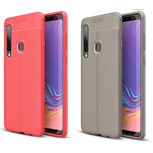 Samsung Galaxy A9 2018 - Stilsäkert Auto Focus Skal Grå Grå