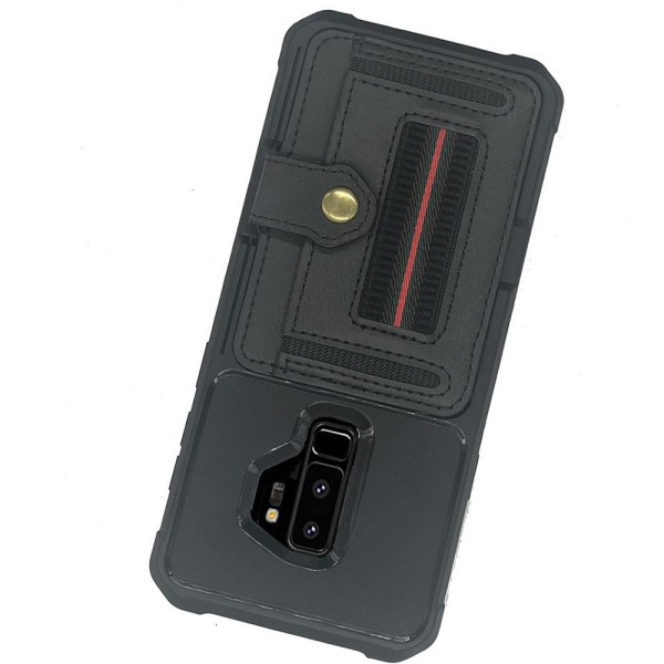 Samsung Galaxy S9 Plus - Skal med Korthållare Svart
