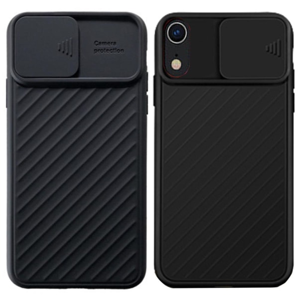 iPhone XR - Tyylikäs ja harkittu kuori KAMERAN SUOJAUKSELLA Grön