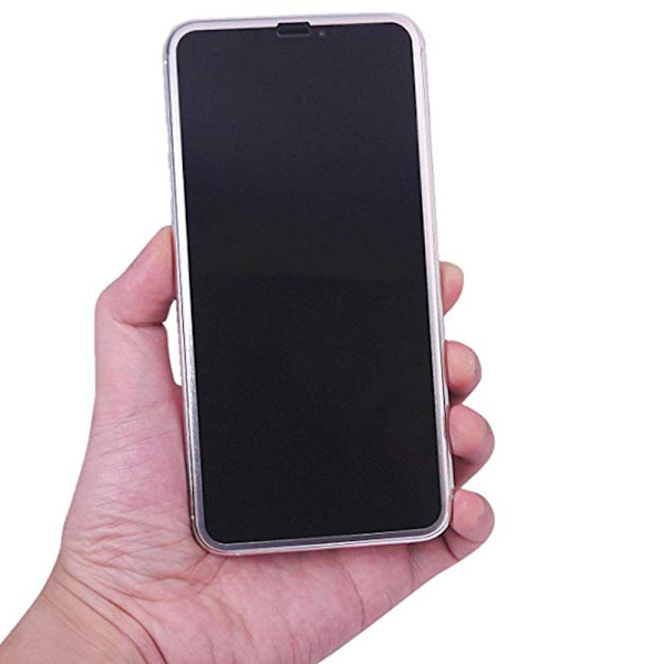 Skärmskydd 3D Aluminiumram iPhone 11 Pro Max Svart