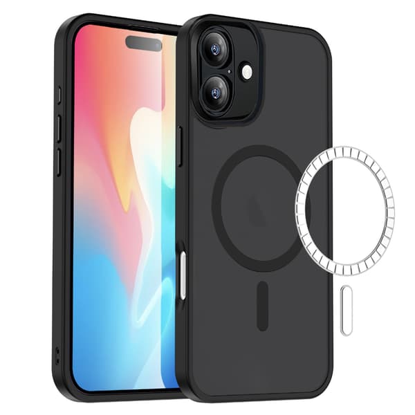 iPhone 17 MagSafe Skal Matt Translucent Ljuslila
