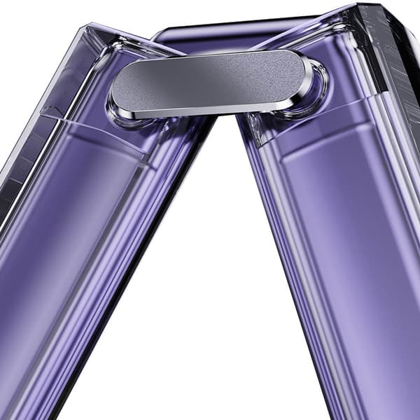 Galaxy Z Flip 5 - Läpinäkyvä silikonikotelo Transparent