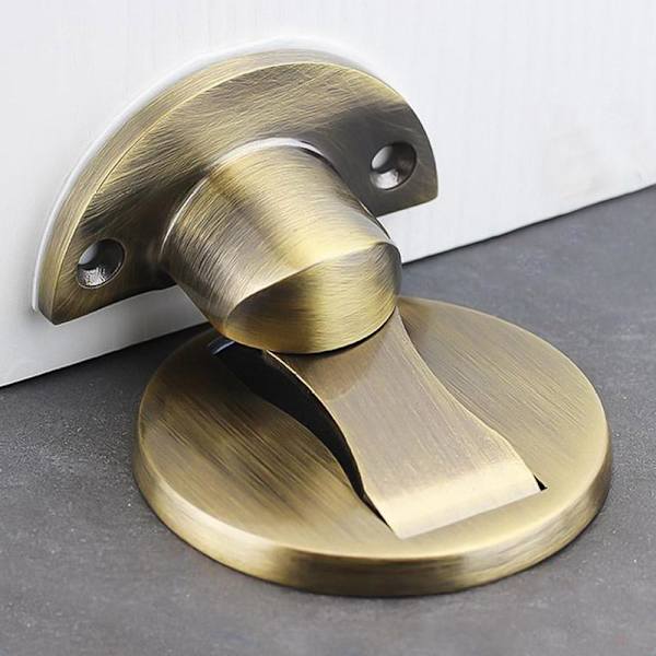 Magnetiskt Dörrstopp Svart/Guld
