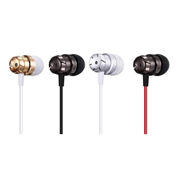 In-ear Hörlurar Hurricane Guld/Vit Guld/Vit