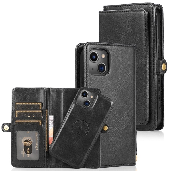 iPhone 14 - Plånboksfodral Svart