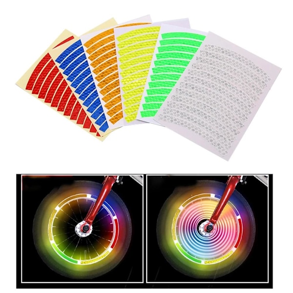 12-Pack Reflex Strips Vandafvisende Orange