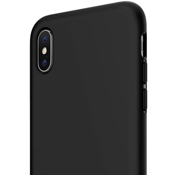 iPhone XS Max - Mattbehandlat Stilrent Skyddsskal NILLKIN Black