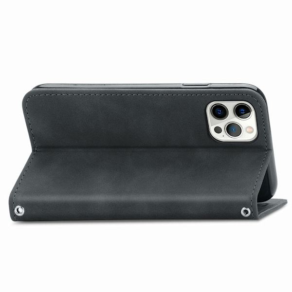 iPhone 12 Pro - Floveme Plånboksfodral Röd