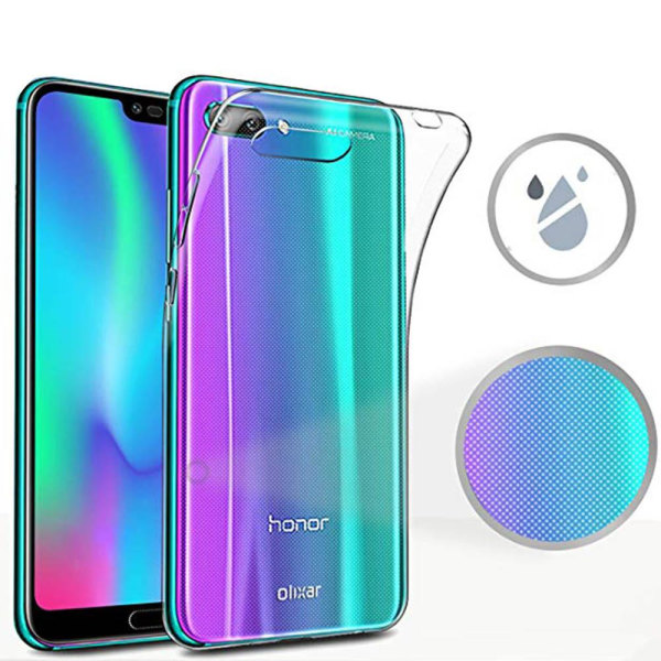 Huawei Honor 10 - Beskyttende silikondeksel (FLOVEME) Transparent/Genomskinlig