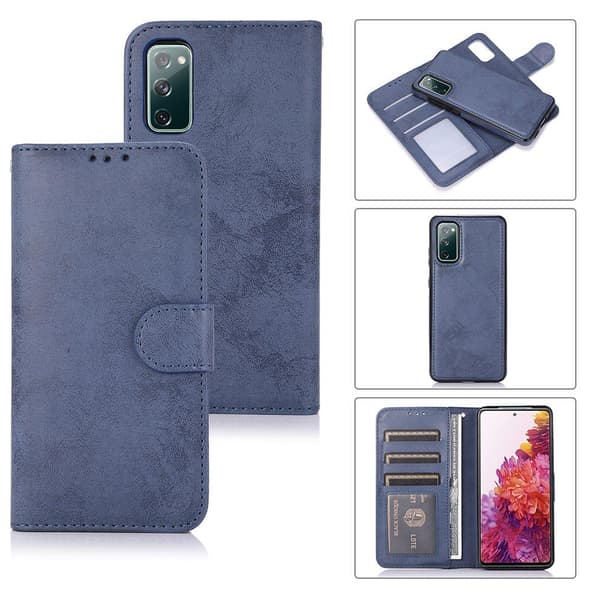Samsung Galaxy S20 FE - LEMAN Wallet etui Ljusblå