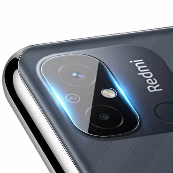 Xiaomi Redmi 12C - 2.5D Kameralinsskydd HD 0,2mm Svart/Transparent