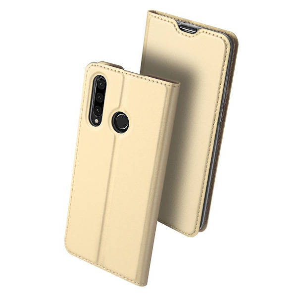 Huawei P30 Lite - Stilrent Praktiskt (DUX DUCIS) Fodral Guld