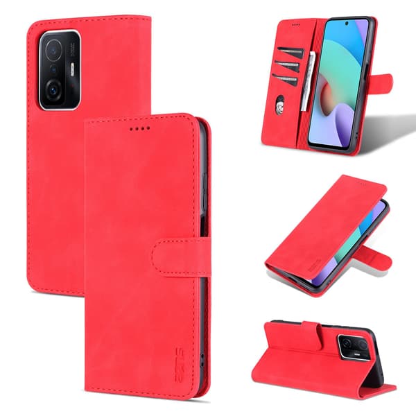 Xiaomi 11T Pro - Stilrent Elegant Plånboksfodral Roséguld
