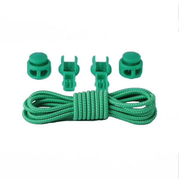 Snørebånd (Elastisk) 100cm - Holdbar Mörk Militärgrön