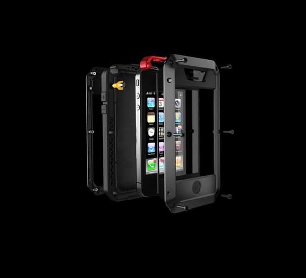 HEAVY DUTY Shock Drop (Stryktålig) Aluminum för iPhone 8Plus Silver/Grå
