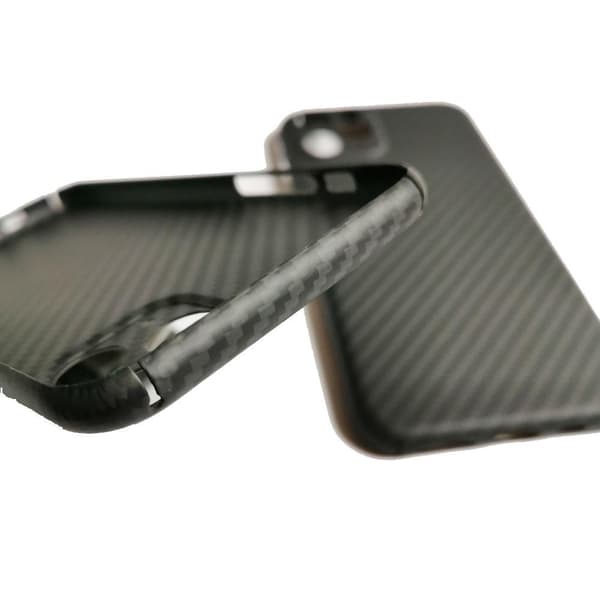 iPhone 11 Pro Max - Skyddsskal Karbon Design Svart