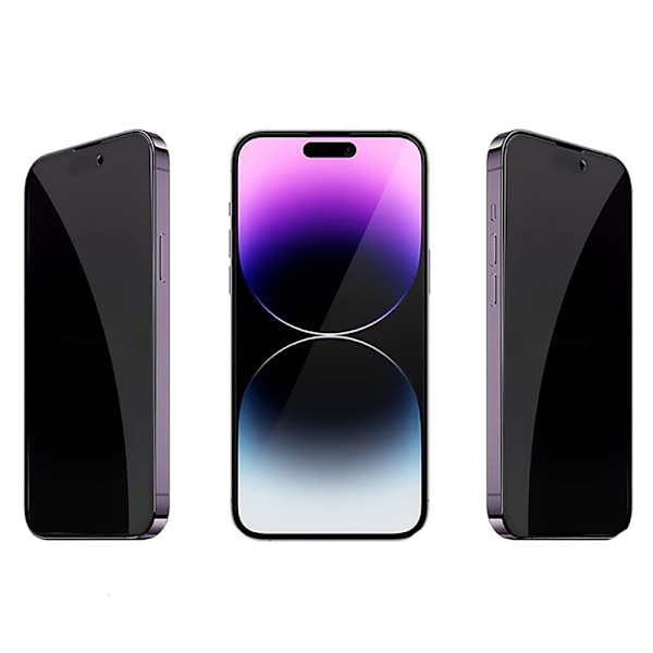 iPhone 14 Pro Max Skärmskydd med sekretessfunktion (3-pack) Transparent