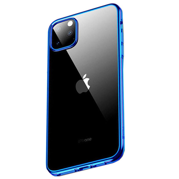 iPhone 11 Pro Max - glatt silikonbeskyttelsesdeksel (LEMAN) Blå