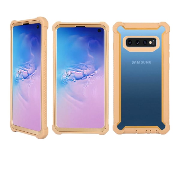Samsung Galaxy S10e - Effektiv EXXO Beskyttelsesetui Hjørnebeskyttelse Guld