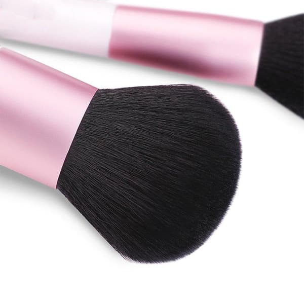 7-delat Borstset från DoColor-Minerals Vit/Rosa