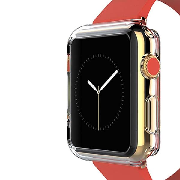 Apple Watch Series 1/2/3 Silikonskal Transparent 38mm