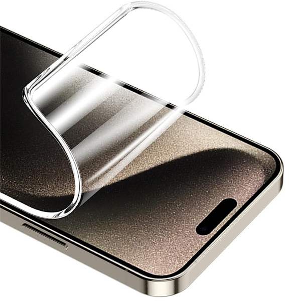 iPhone 16 Pro 2-pack Hydrogel Skärmskydd HD 0,2mm