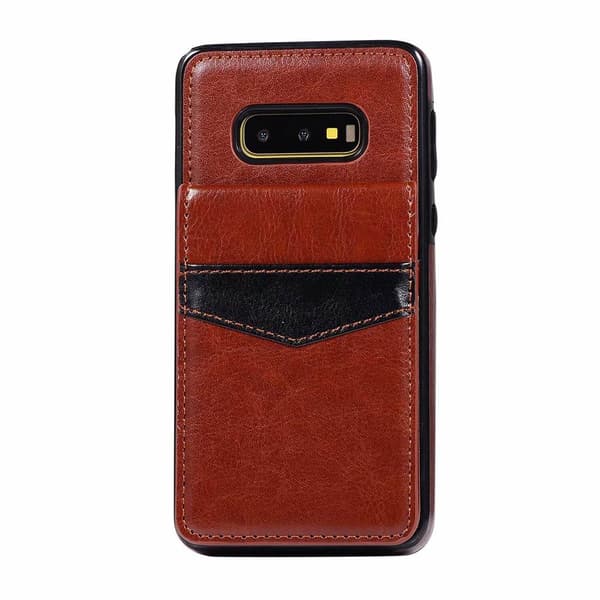 Samsung Galaxy S10E - Praktiskt Stilrent Skal (LEMAN) Blå Blå