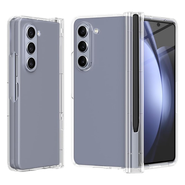 Skyddande TPU/PC Mobilskal för Samsung Galaxy Z Fold 5 Transparent