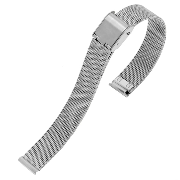 Slittåligt Rostfritt Stål Klockarmband Silver 18MM