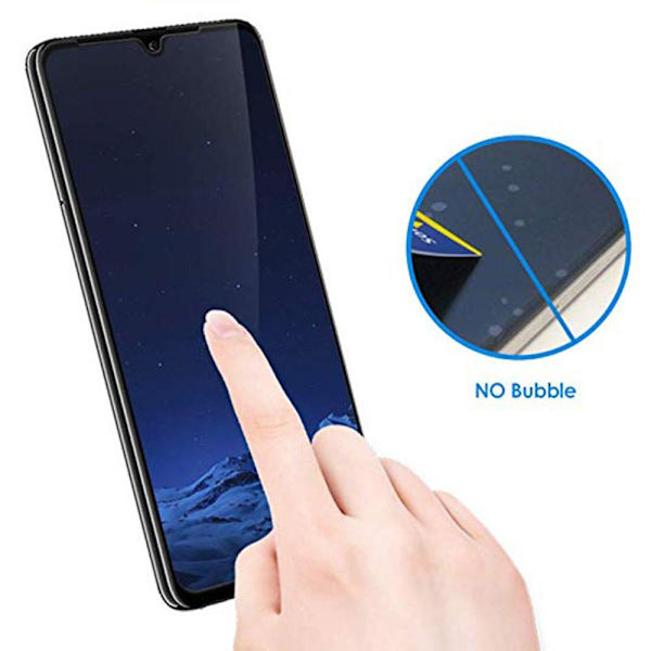 P30 Pro Skärmskydd FULL-GLUE 3D 9H 0,2mm HD-Clear Svart