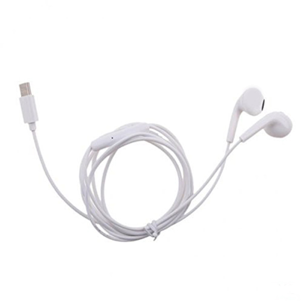 In-Ear-kuulokkeet Äänenvoimakkuuden säätö Sisäänrakennettu mikrofoni (TYPE-C) Vit